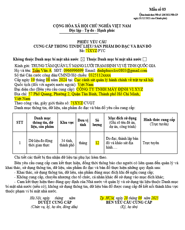 Cung cấp đầy đủ thông tin cho mẫu đơn thứ hai-1