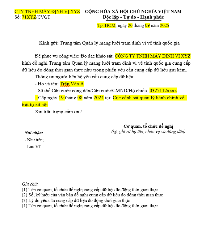 Cung cấp đầy đủ thông tin cho mẫu đơn thứ nhất