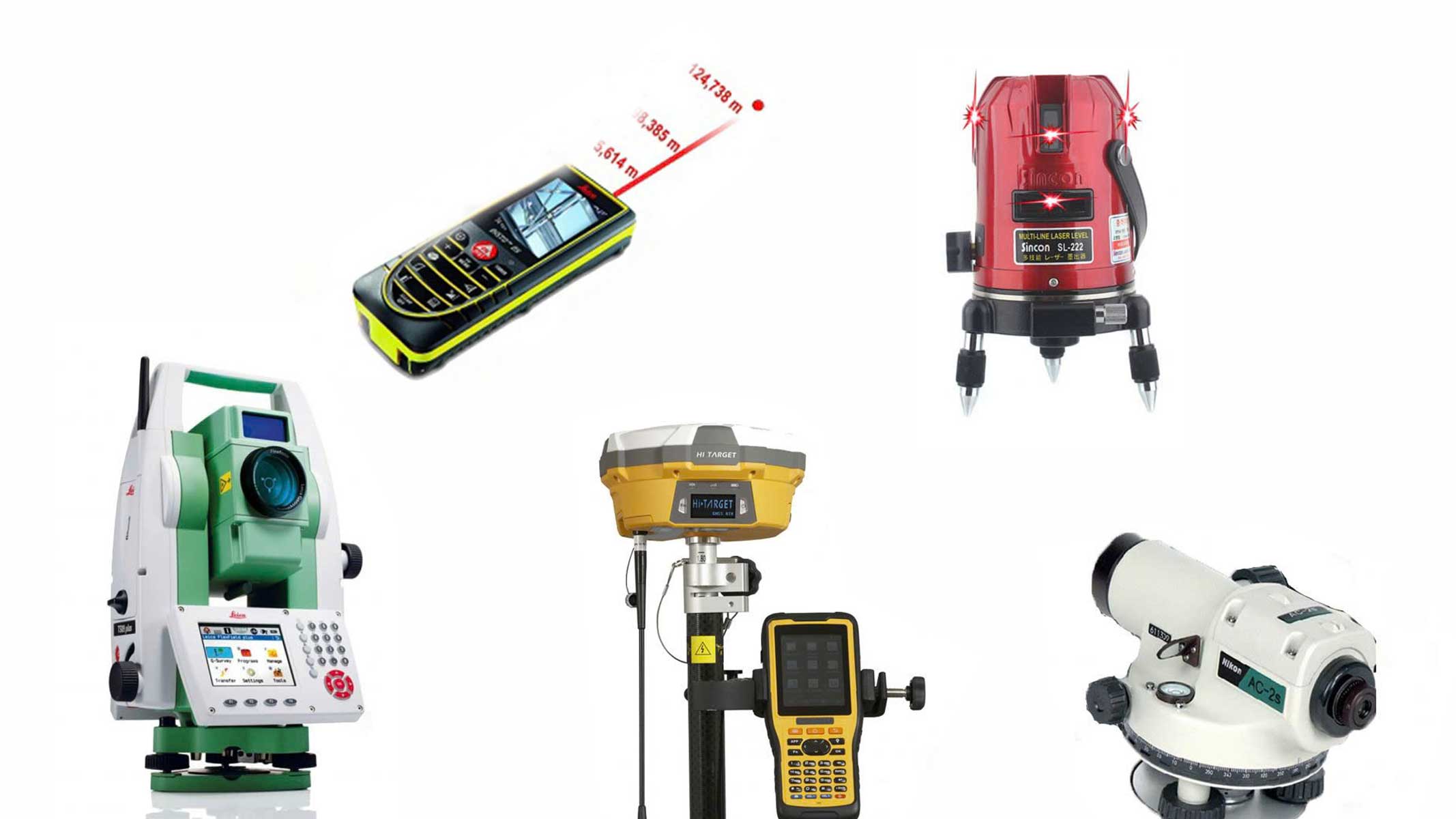 Một số loại máy đo đạc hiện đại