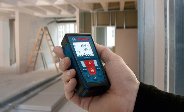 Ứng dụng máy đo khoảng cách trong xây dựng, nội thất và khảo sát địa hình