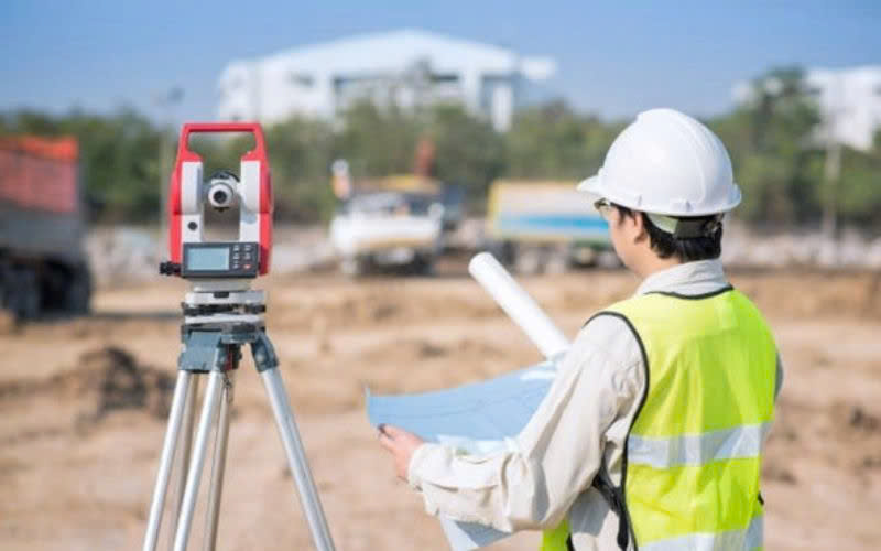 Ứng dụng của máy kinh vĩ trong xây dựng công trình