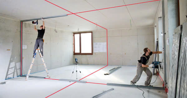 Ứng dụng thực tiễn của máy laser 12 tia trong thi công