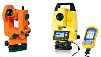 Máy kinh vĩ quang học - Máy kinh vĩ điện tử