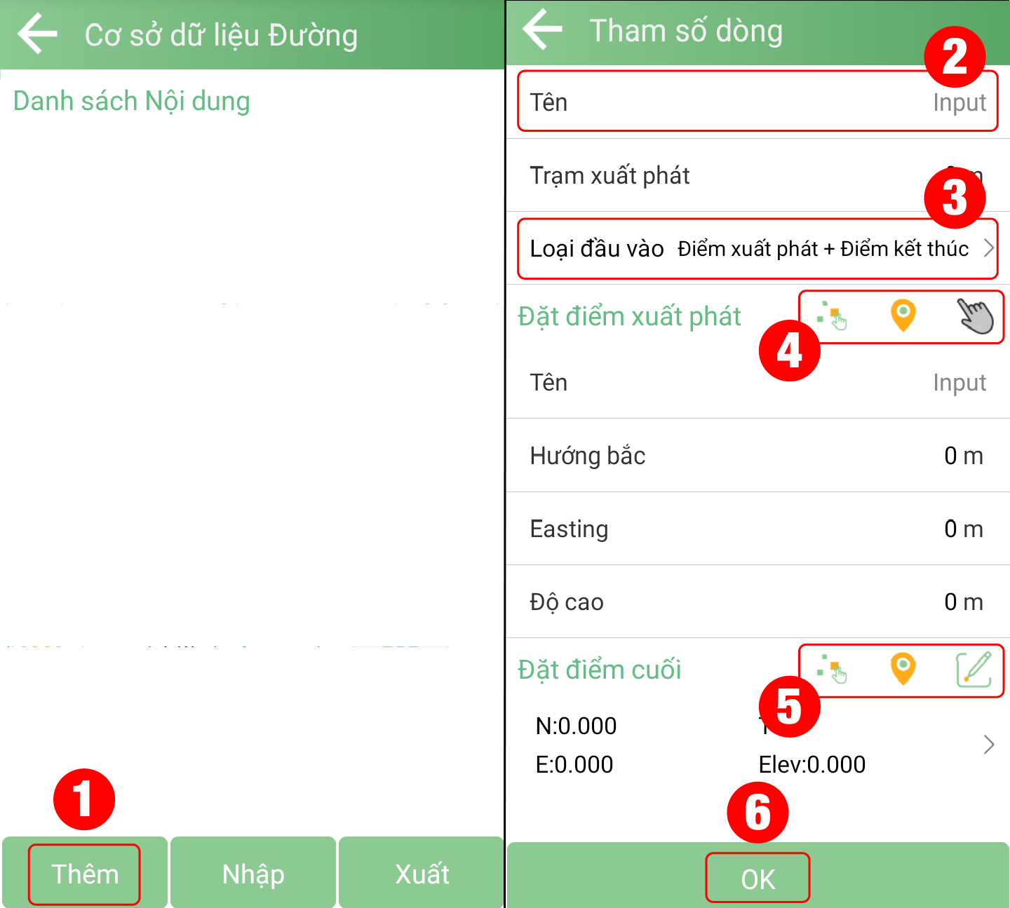 Thao tác bố trí tuyến-1
